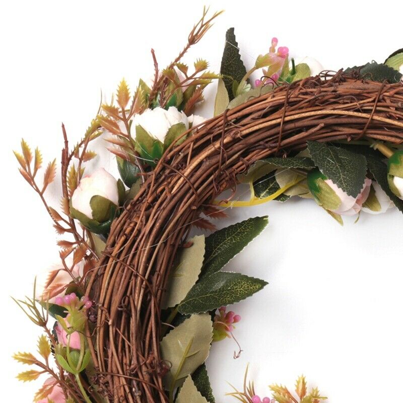 Christmas Flower Wreath Rose Garland With Elegant Best For Home Wall Door And S5