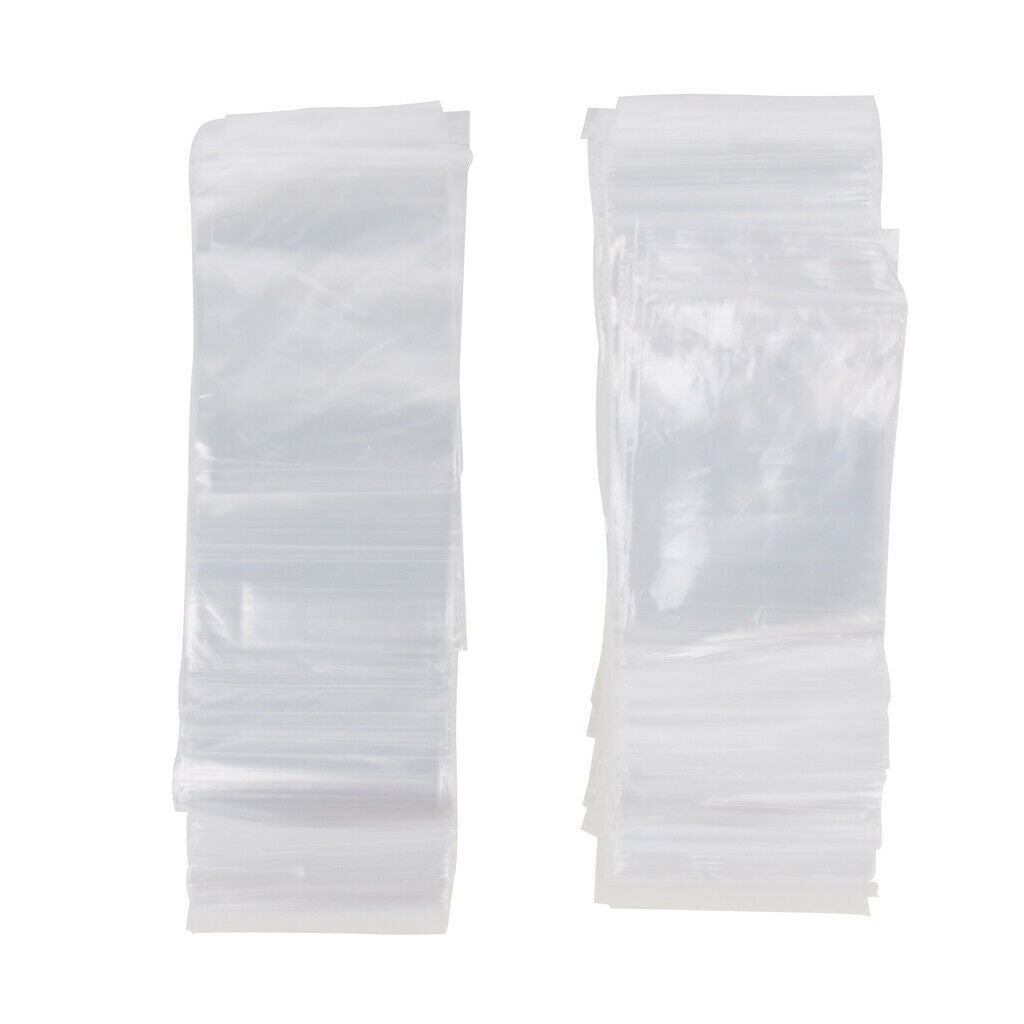 500 Pieces Clear Grip Seal  Bag Self Seal Resealable Bags 8Ã—12cm