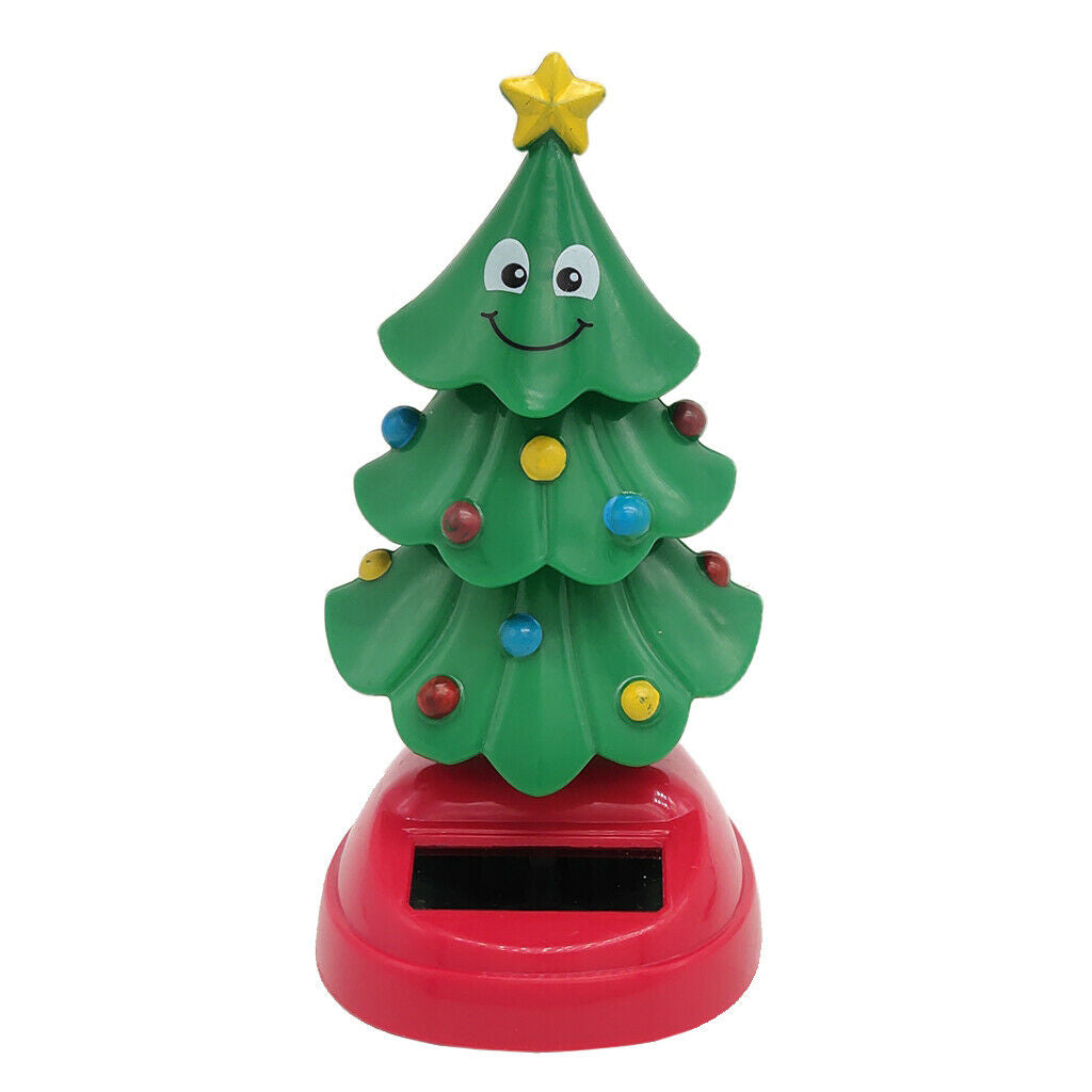 Solar Powered Dancing Shake Head Christmas Tree  Children's Toys