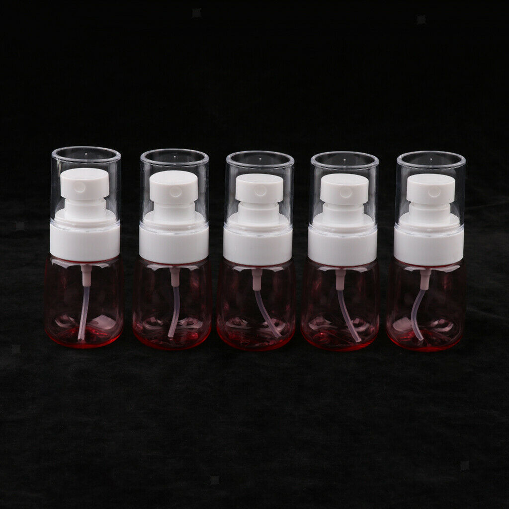 10 Pieces PETG Fine Mist Sprayer Bottles for Travel Outdoors Blue / Pink