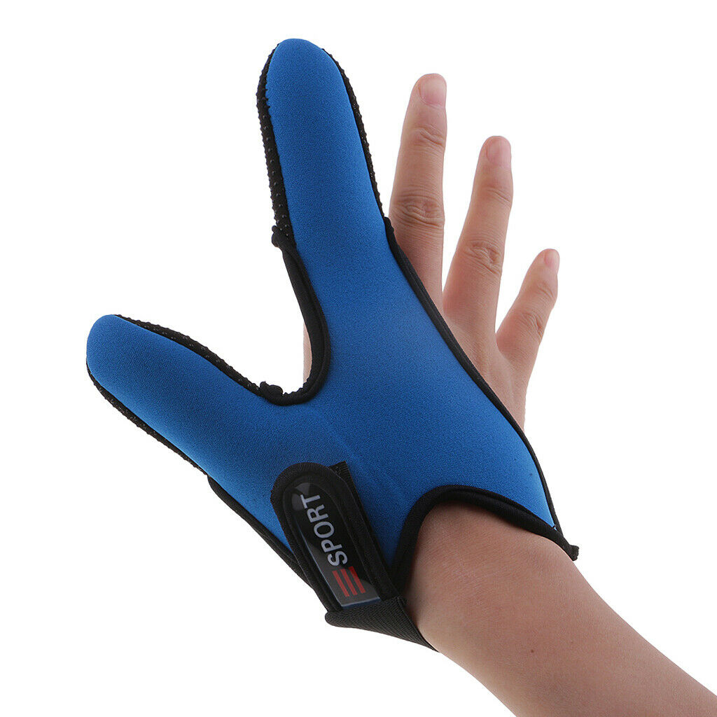 Professional Thumb + Index Finger Glove for Fishing - Blue