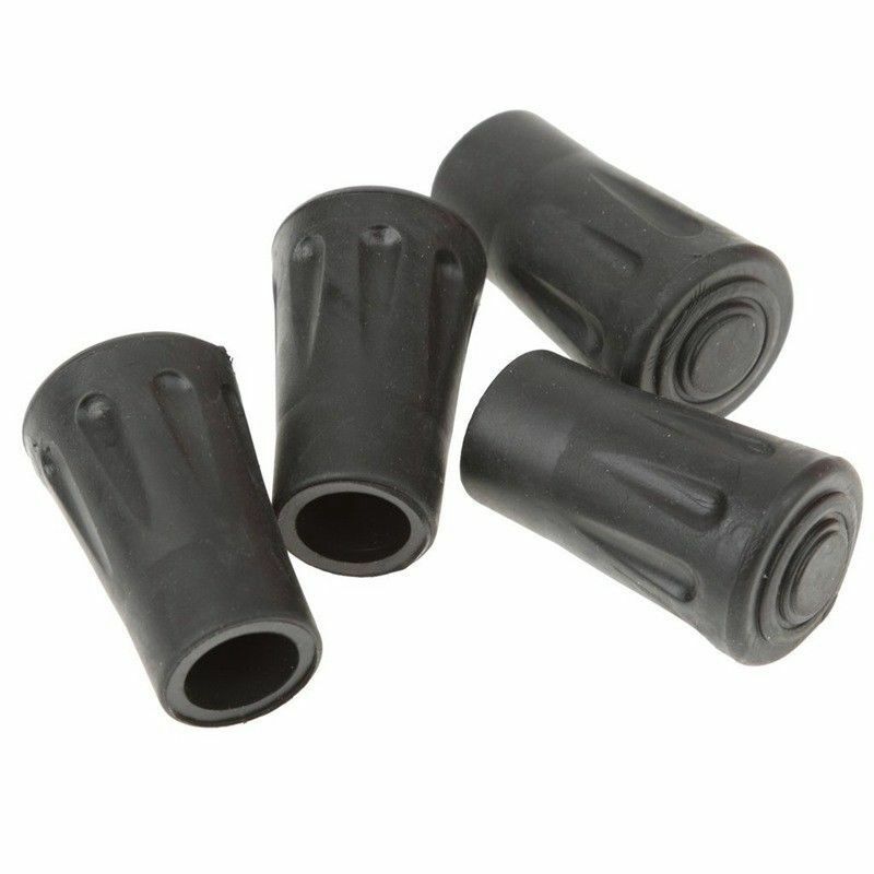4 pcs Replacement Rubber Tips End Hiking Stick Walking Trekking Poles 4cm RP L80