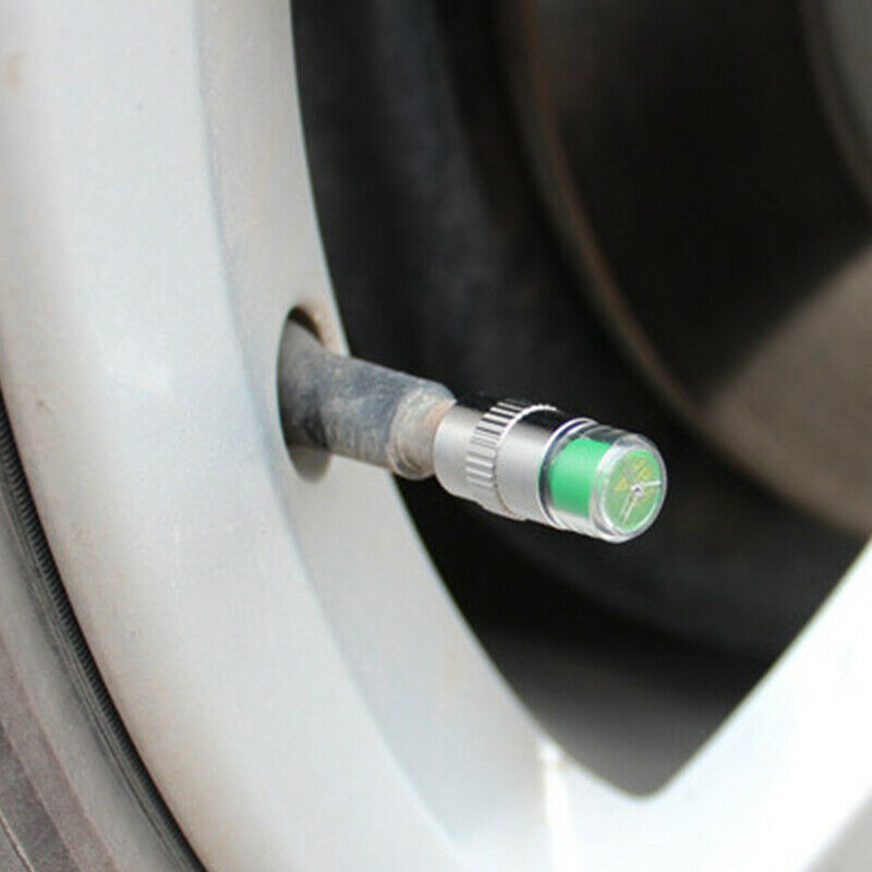 Automotive Alert Tire Pressure Cap Valve Nozzle Tire Pressure Gauge MonitorBDAU