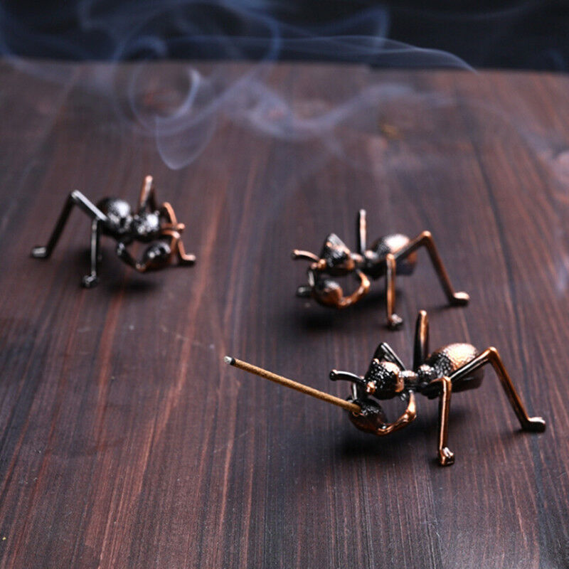 ant copper incense burner holder plate stick cones home decor decorations.l8