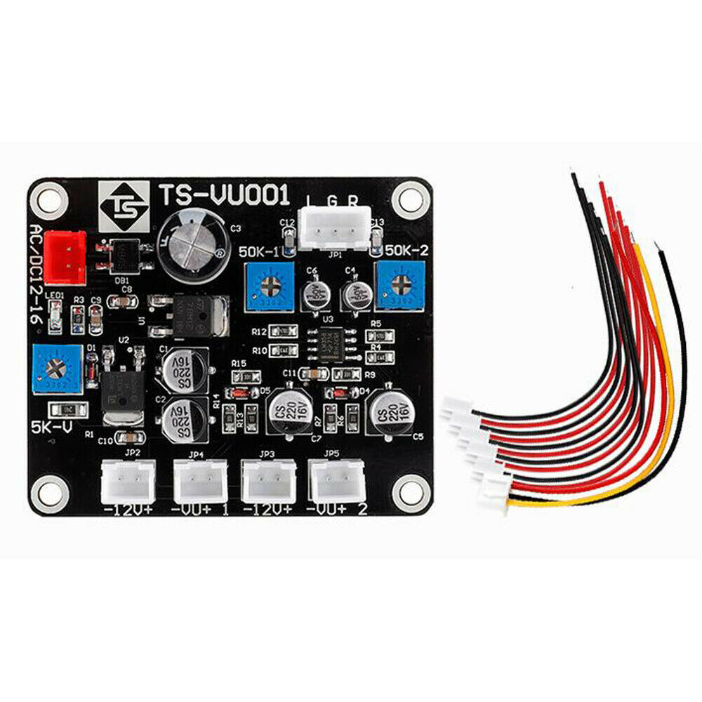 Pre-amplifier with Dimming Pointer Level Meter DB Level VU Meter Driver Board