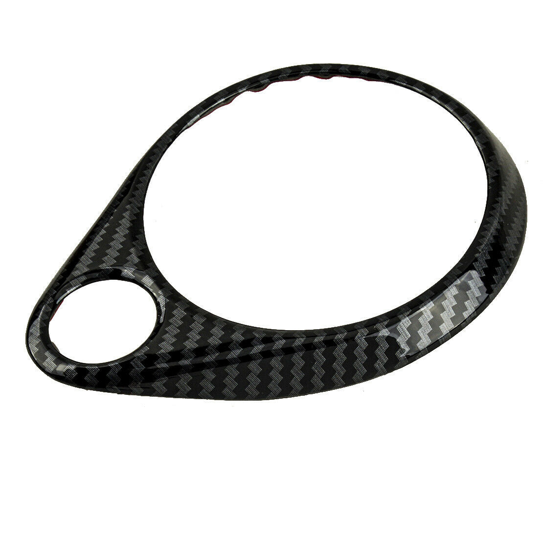 Carbon Fiber ABS Console Dashboard Horn Cover Trim Fit For Dodge Durango 11-21