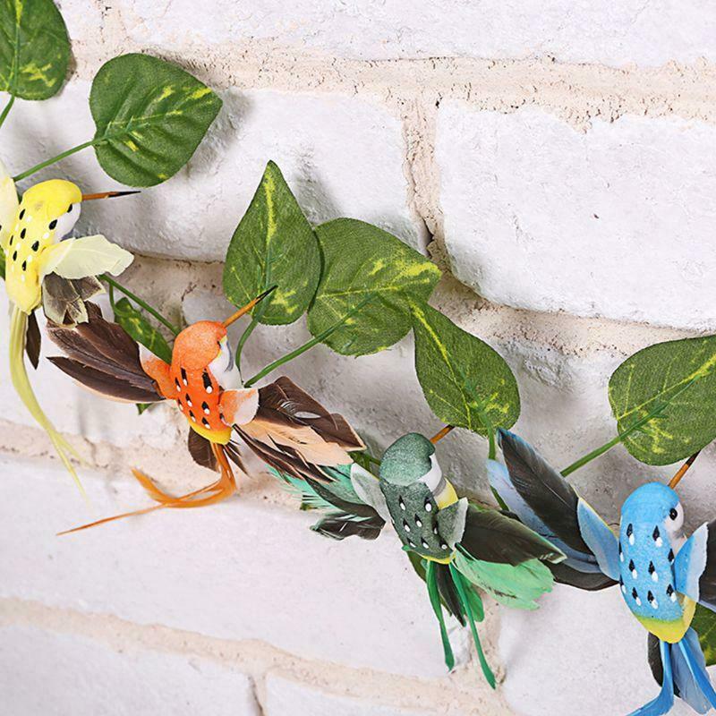 12pcs Simulation Birds Artificial Feather Foam Doves Wedding Valentines Day