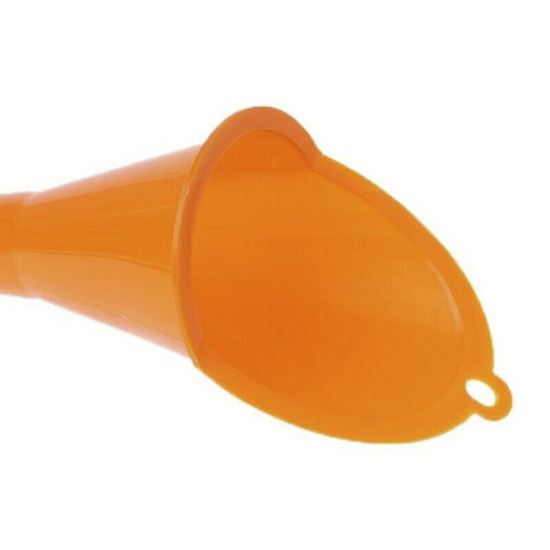 Motorcycle Car Long Mouth Funnel Plastic Refueling Oil Liquid Spout Fillin.l8