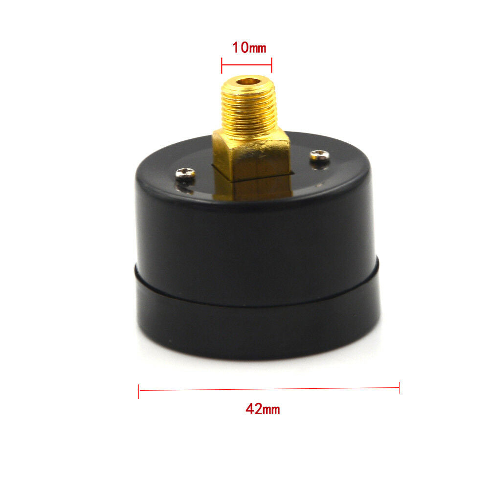 10mm Thread Gas Air Pump Pressure Gauge Compressor Manometer 0-12BAR 0-180PSI WF