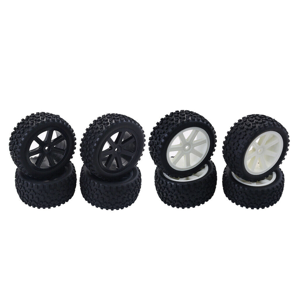 1/10 Buggy On-Road rim and tire set for Redcat, HSP, HPI RC Car White
