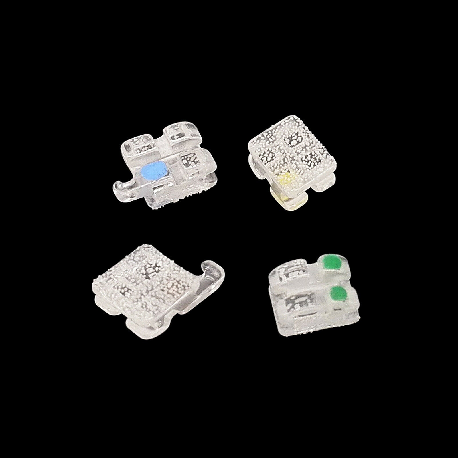 HOT Prob HUBIT Crystal Sapphire Orthodontic Brackets Braces (MBT 022 20Brackets)
