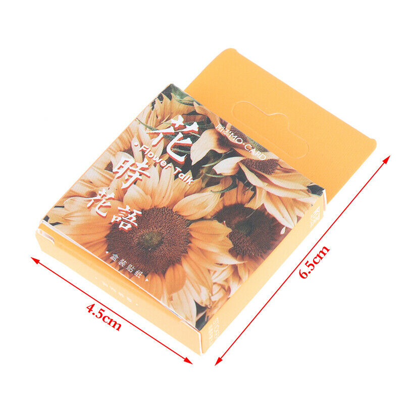 46Pcs/set DIY Decor Stickers Scrapbooking Label Diary Stationery Album St.l8