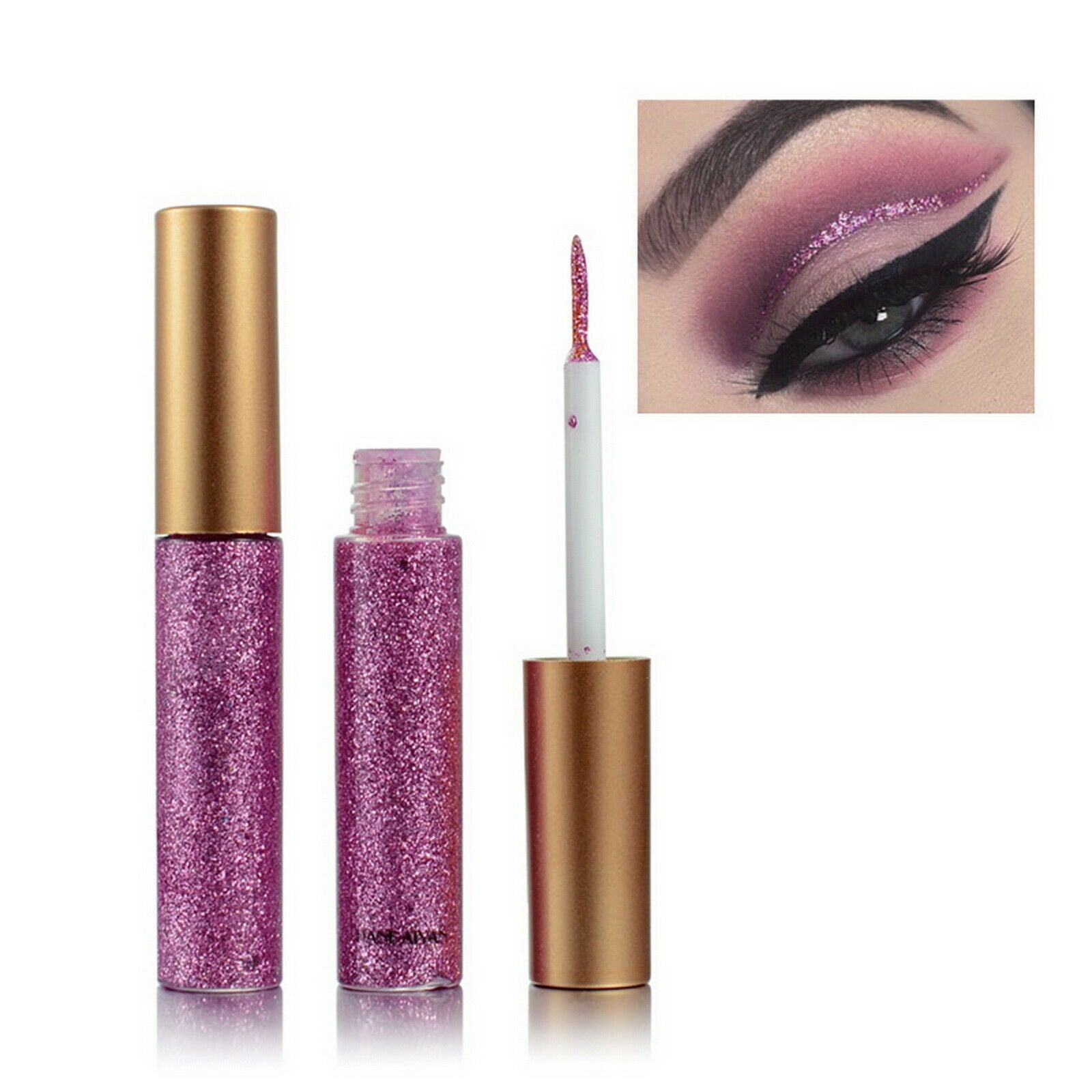 10 Colors Metallic Sparkling Glitter Liquid Eyeliner Party Makeup Eye Liner