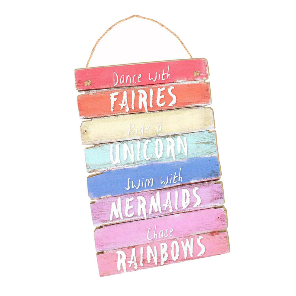 Hanging Plate Wooden Wedding Party Sign Hanging Plaque