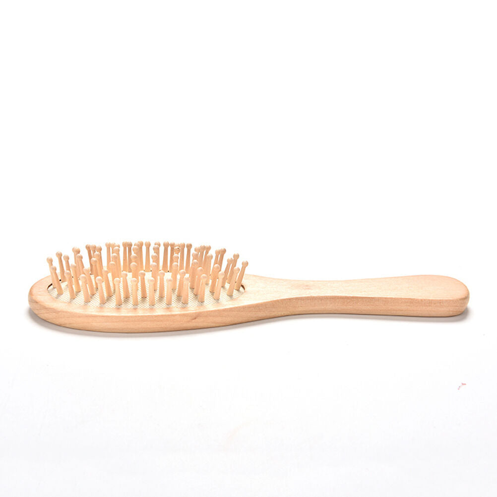Paddle Hair Care Brush Wooden Massage Comb Scalp Stress Release Beauty Too.l8