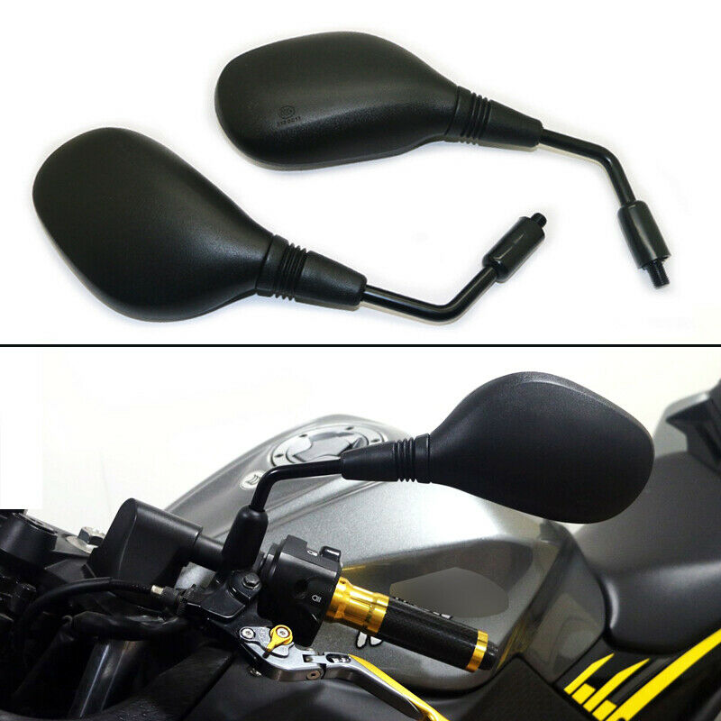 2X Rearview Side Mirror 8mm Handlebar for Motorcycle Scooter Moped ATV Dirt Bike