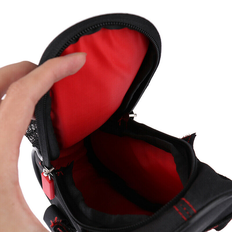 Bicycle Saddle Bag with Water Bottle Pocket Bike Rear Seat Tail Bag IE