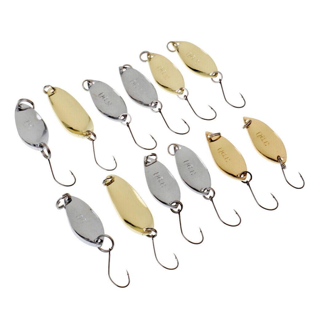 13 Pcs Fishing Sequins Lure Set for Perch Herring and Freshwater Fishing