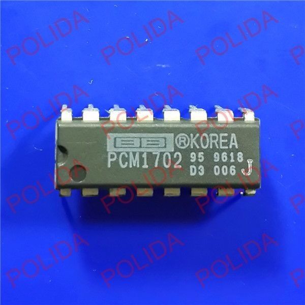 1PCS Audio D/A Converter IC BB/TI DIP-16 PCM1702P-J PCM1702 J PCM1702J PCM1702PJ