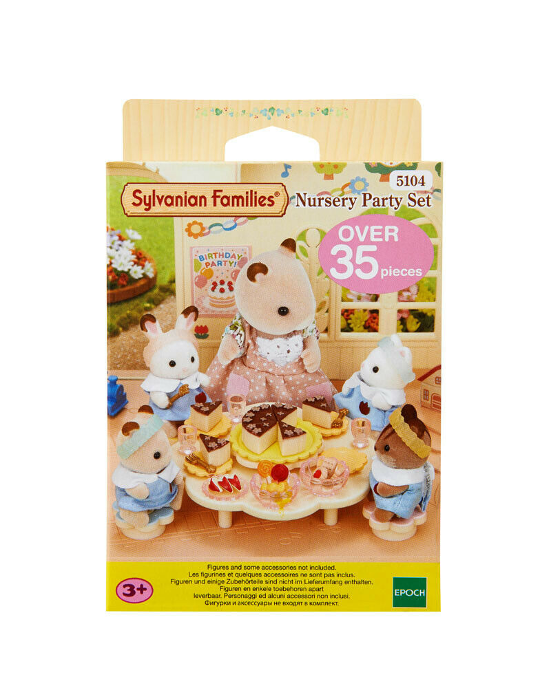 Sylvanian Families Baby & Child Theme 5104 Nursery Party Set /Age 3+ Bnib