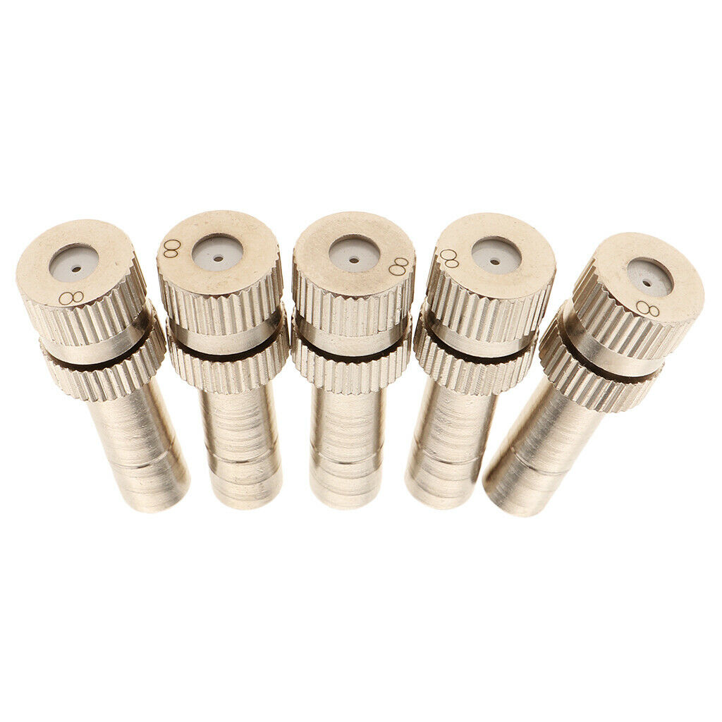 Low Pressure   Nozzle Mist Cooling Slip Lock Nozzles Two 0.8mm