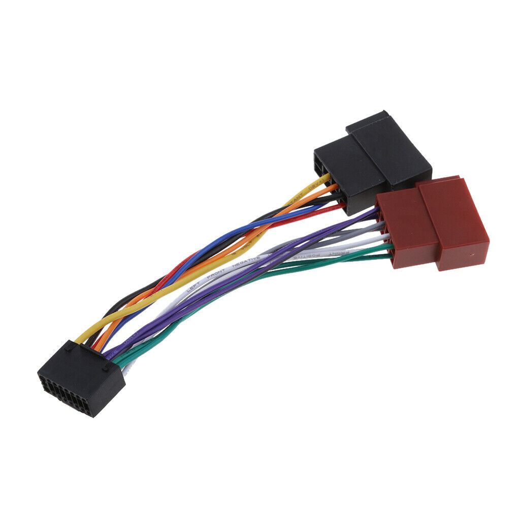16 Pin ISO Wiring Harness Adaptor Car Radio Loom for Kenwood/JVC - EU Plug