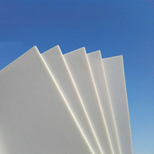 1 pcs ABS Styrene Plastic Flat Sheet Plate 2.0mm x 100mm x 100mm, white
