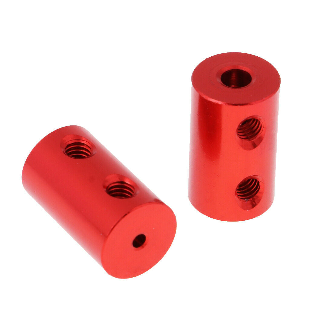 5 Pieces Motor Shaft Coupling Coupler with Wrench and Screw for RC Car 2-4mm