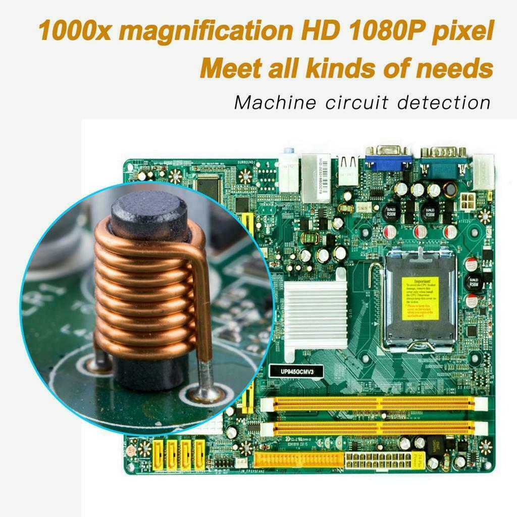 3 in 1 8LED 1000X Digital Microscope Magnifier for PCB solder Electronic Inspect