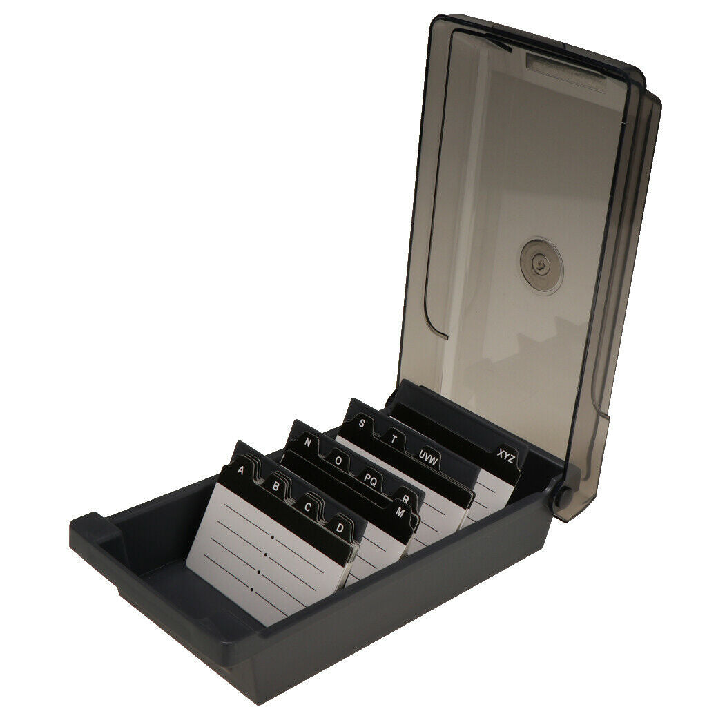 Office Supplies Business Card Holder Name Card Organizer Divider Index Tabs