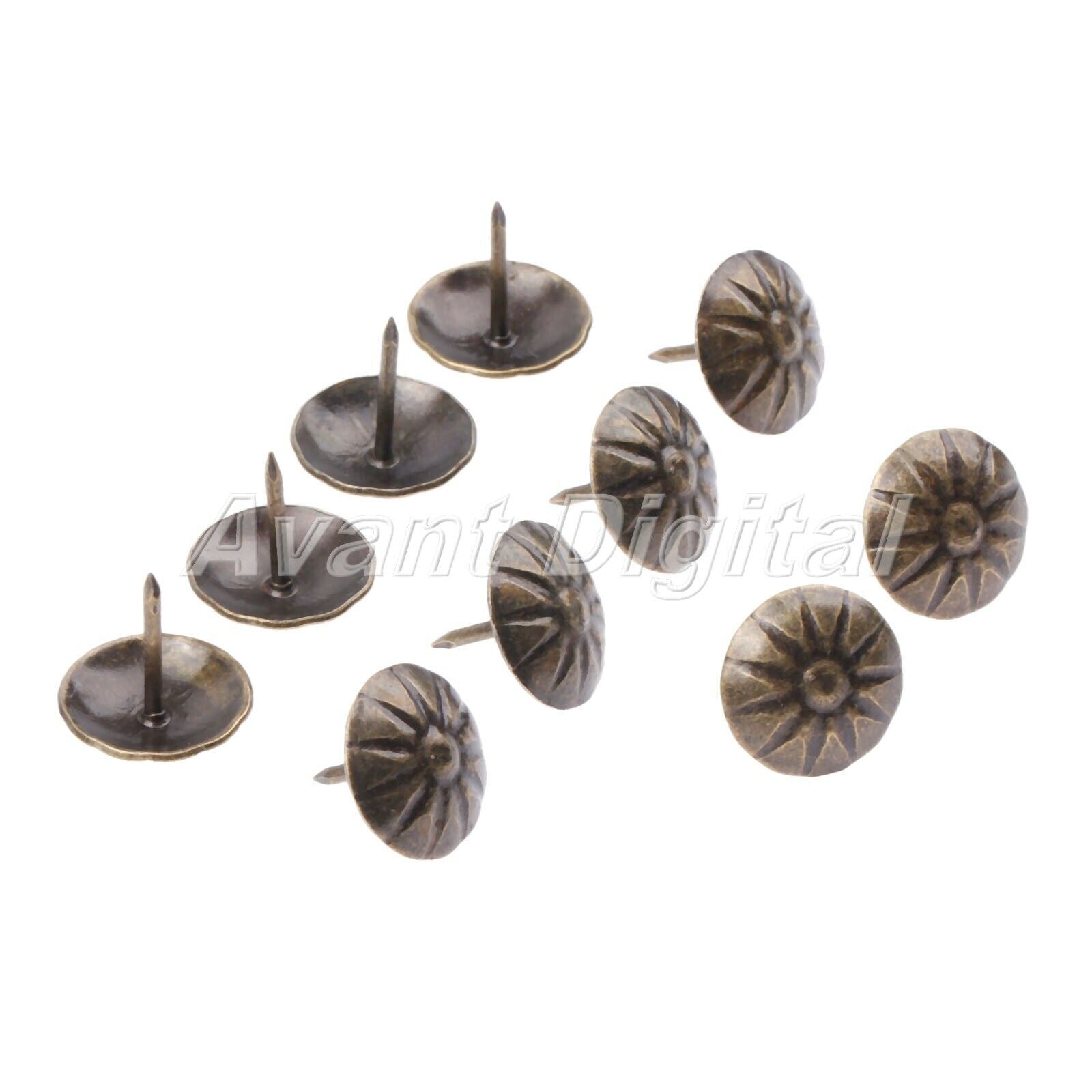 20pcs Retro Furniture Door Upholstery Nail Tack Jewelry Box Sofa Decorative 17mm