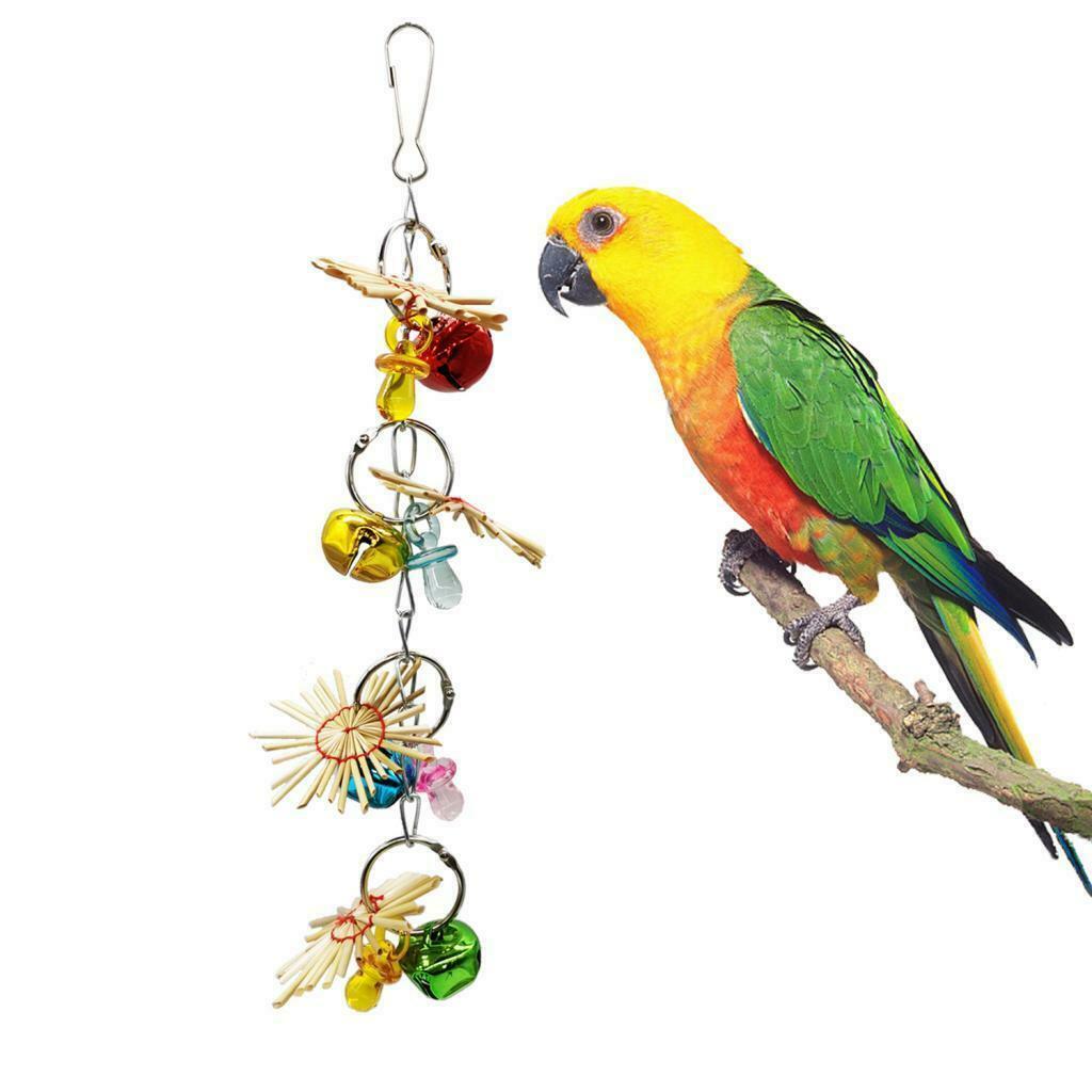 Birds Parrots Natural Woven Straws Toys Birds Chew Toys Bird Finches Macaws
