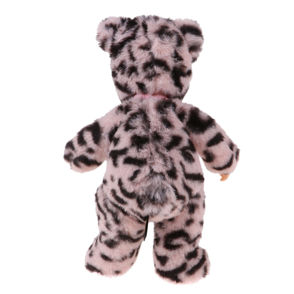 Leopard Printed Plush Stuffed Toys Sleeping Baby