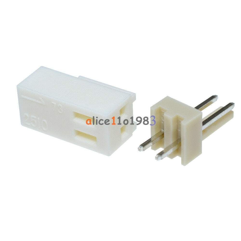 10PCS KF2510-2P 2.54mm Pin Header + Terminal + Housing Connector Kit KF2510 2P