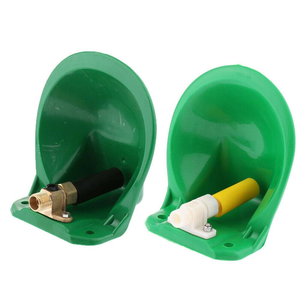 Automatic Water Dispenser Waterer Bowl + Brass Valve for Sheep Goats Pig