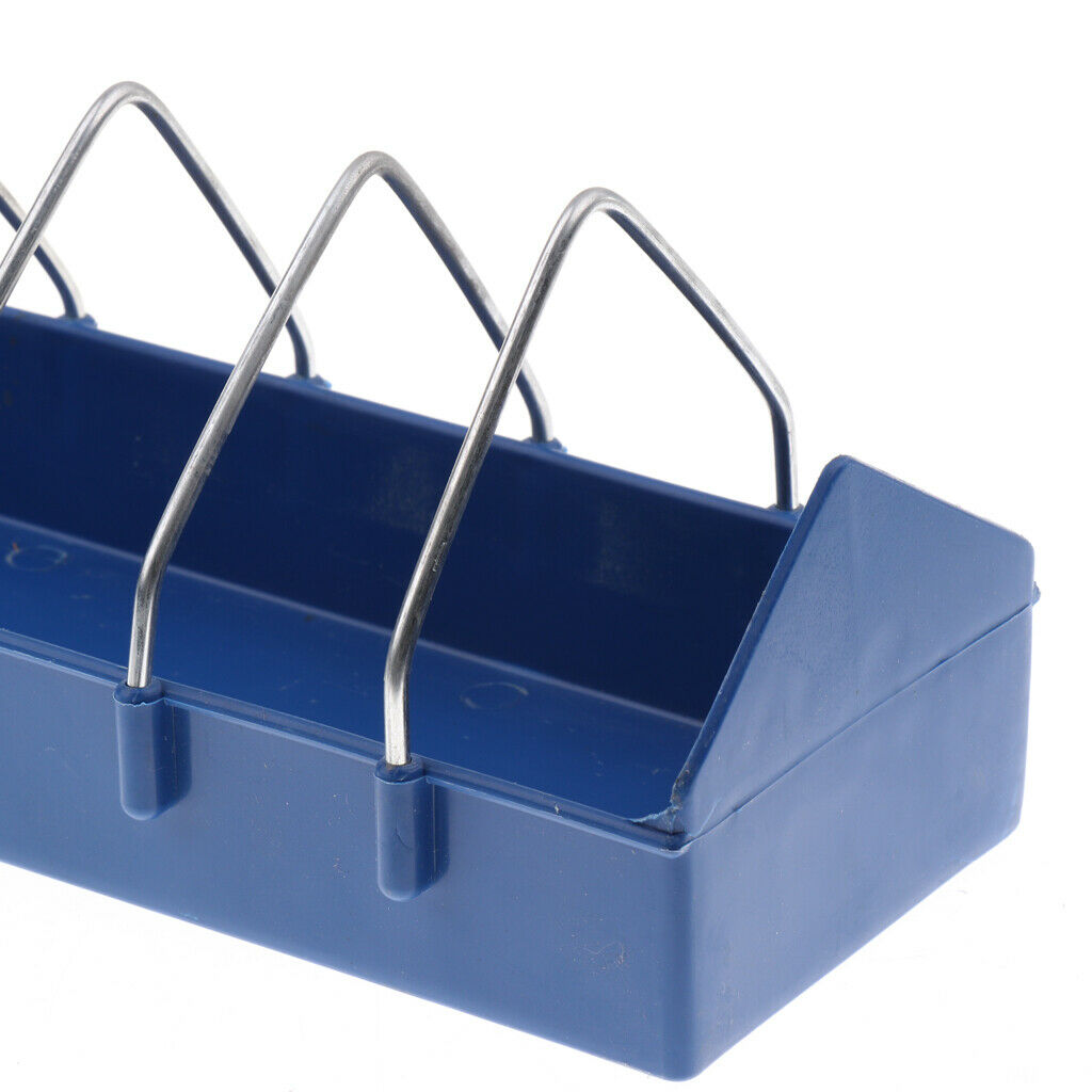 Chicken Poultry Feeder Trough Chicken Rearing Tool for Blue Chicken Pigeon