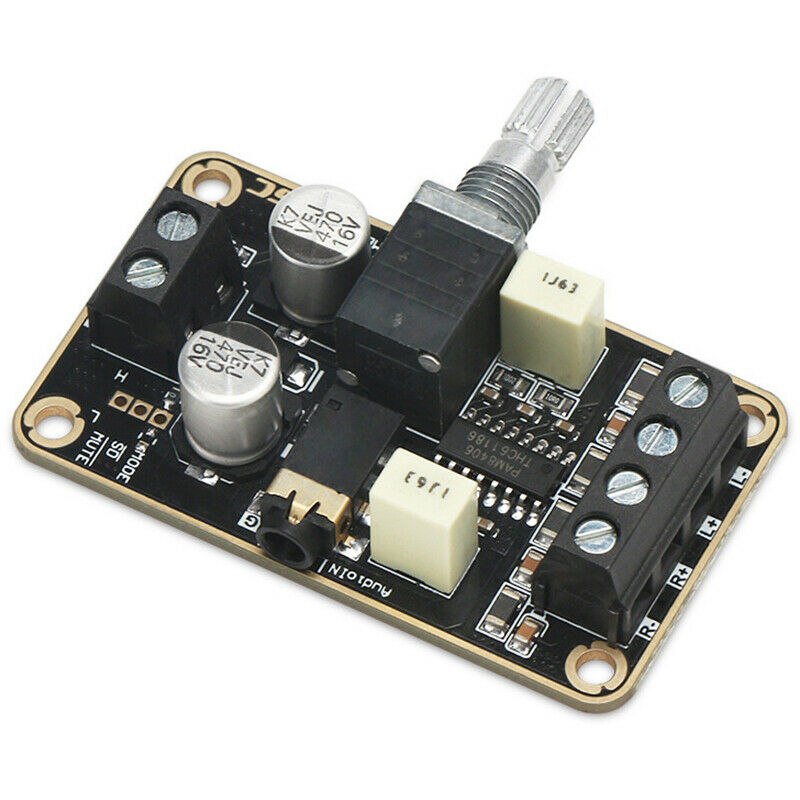 Audio Amplifier Board, Pam8406 Digital Power Amplifier Board 5W+5W Immersion GI2