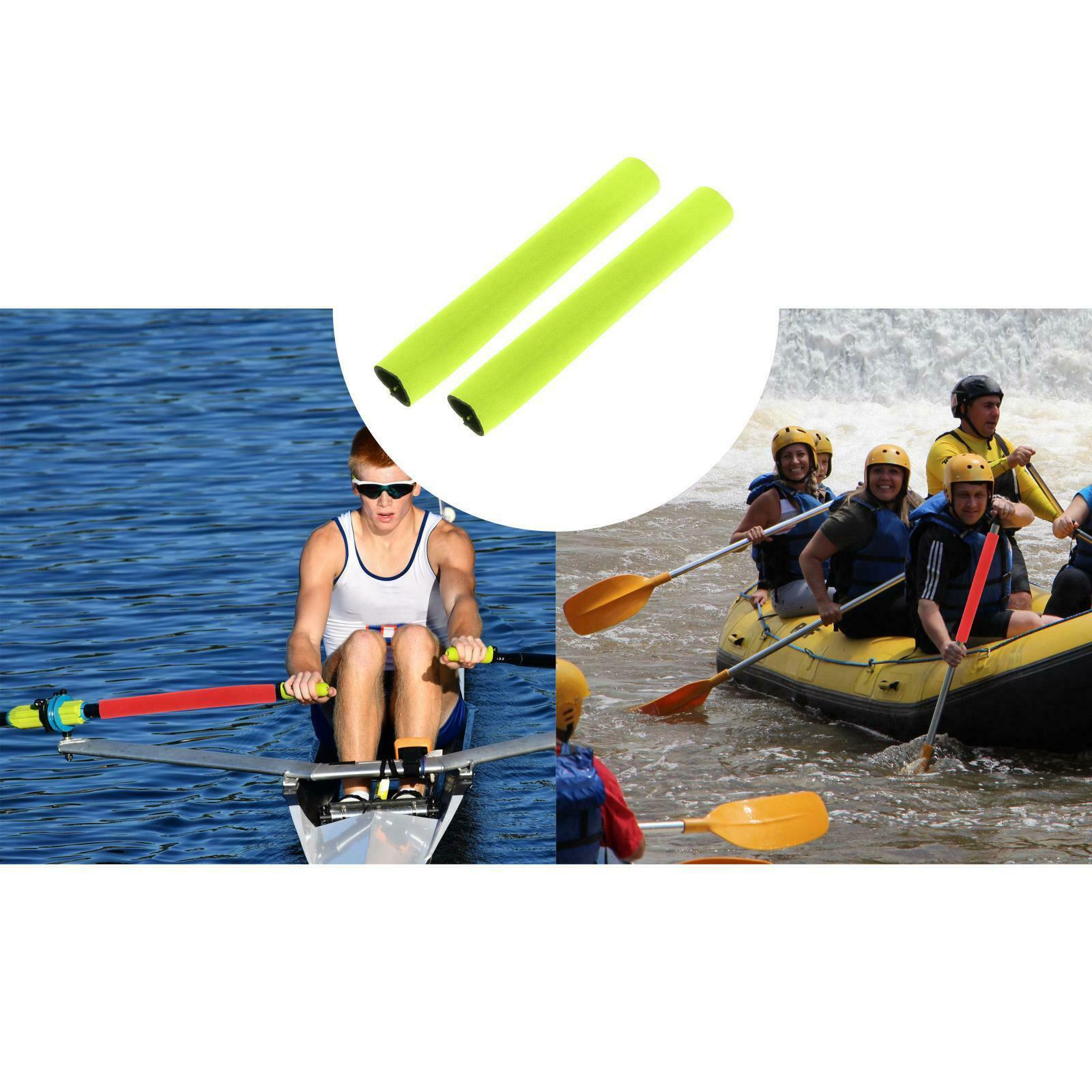 Paddle Grip 25cm Canoe Paddles Shaft Rowing Boat Sleeves Accs Yellow