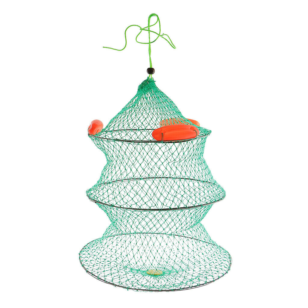 Foldable Fishing Keep Net Fishing Crab Fish Lobster Crawdad Net 45#