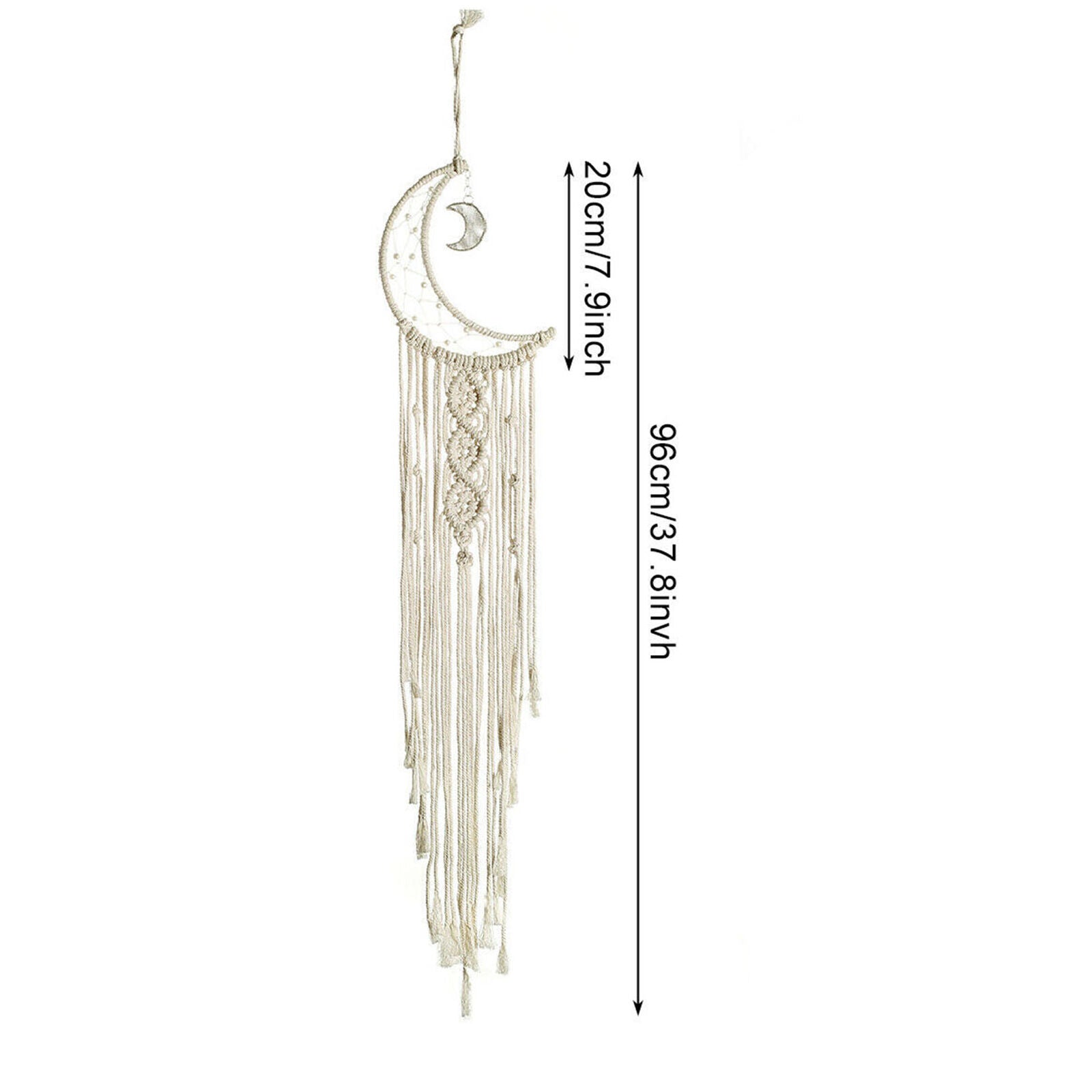 Macrame Wall Hanging Tapestry Hand-Woven Cotton Bohemian Retro Home Decor