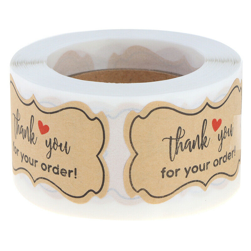 1 roll Thank You for Your Order Stickers Seal Label Multifunction packagi.l8