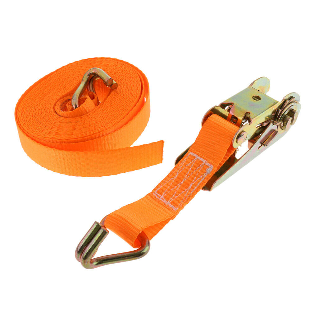 2pcs Ratchet Tie Down Strap Polyester Ratchet Tie Down Strap