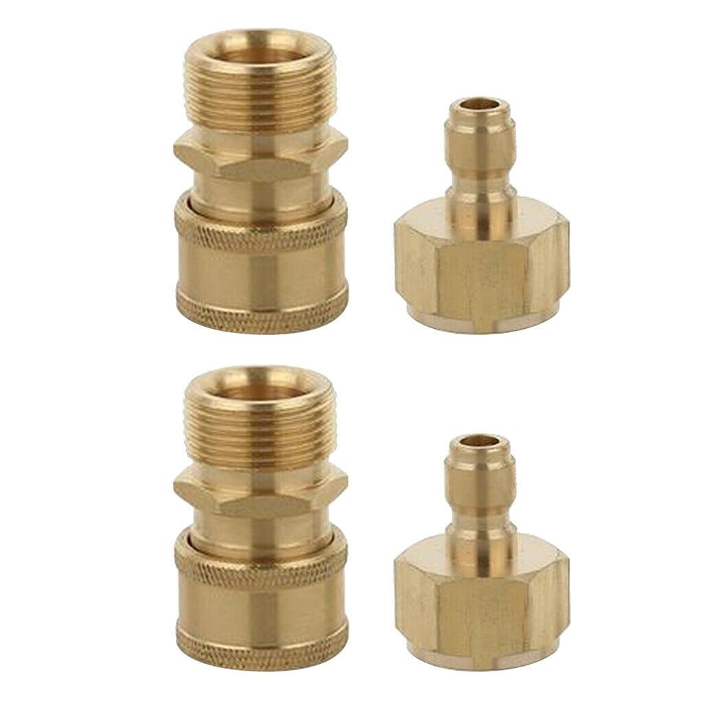 4pc Quick Release Connectors Garden Hose Tool Quick Adaptor Pipe Fitting