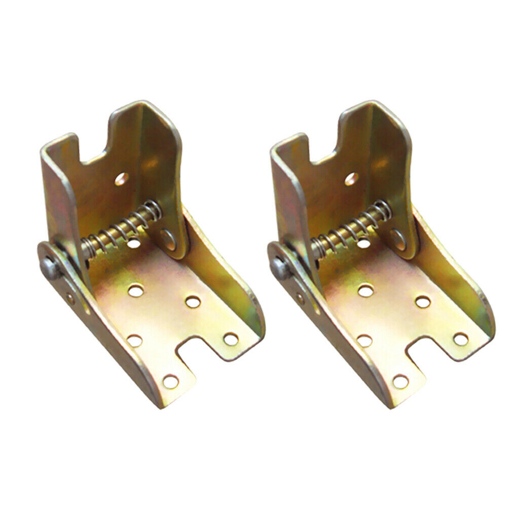 2Pcs Steel Self Locking Folding Foldable Table Chair Leg Brackets Hinge 45mm