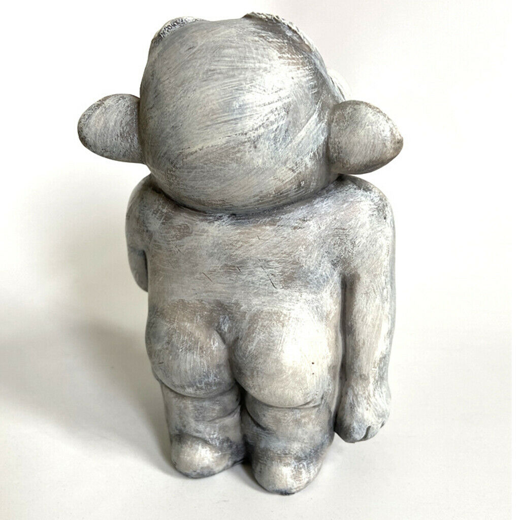 Abstract Garden Gnome Novelty Dwarf Crafts Sculpture Home Lawn Patio Statue