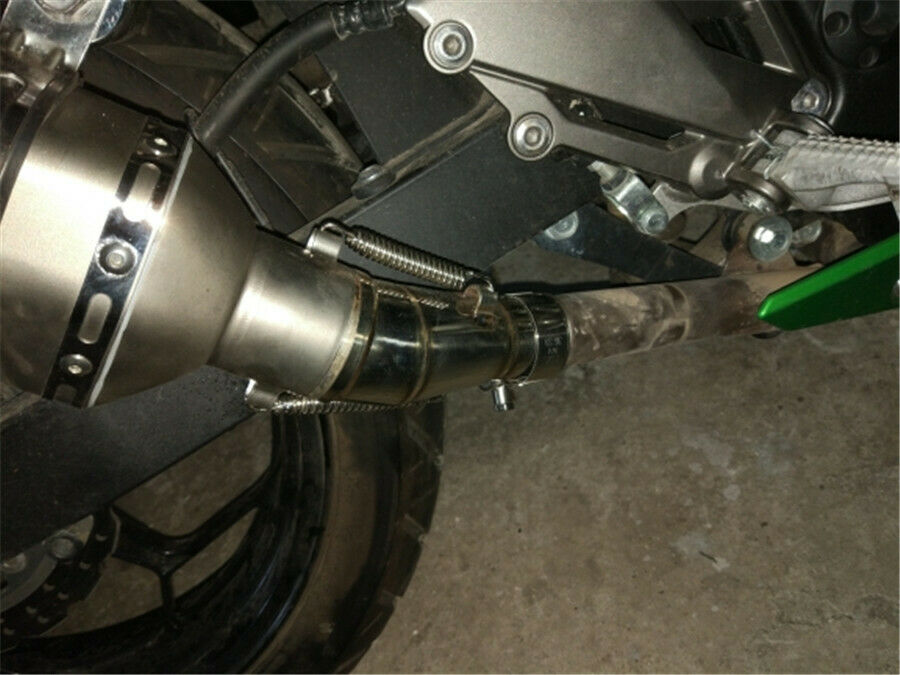 Motorcycle Exhaust Pipe Middle Section Muffler Link Pipe Premium Stainless Steel