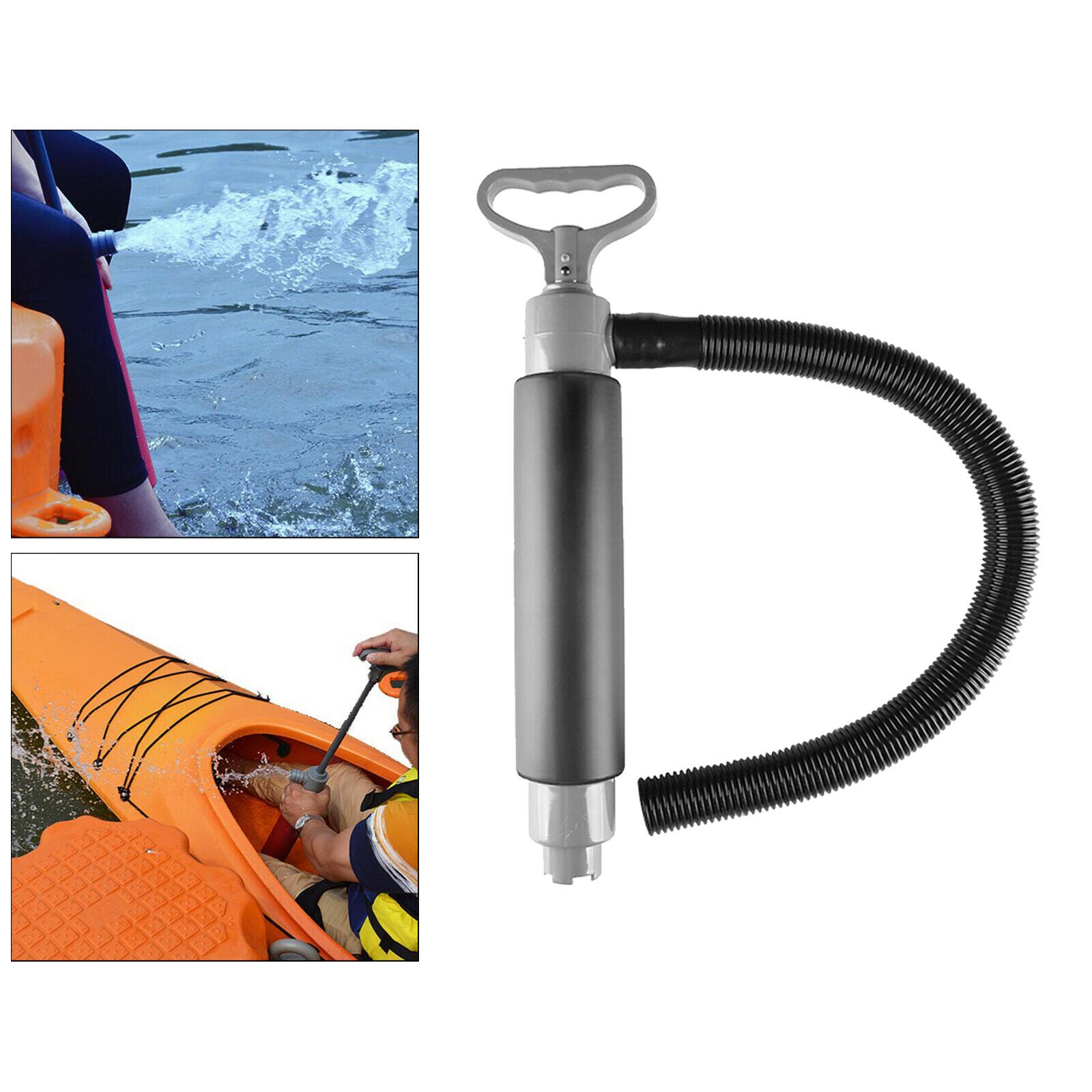 Kayak Bilge Pump 16'' Hatch Capsizing Water Pump Paddler Water Evacuate