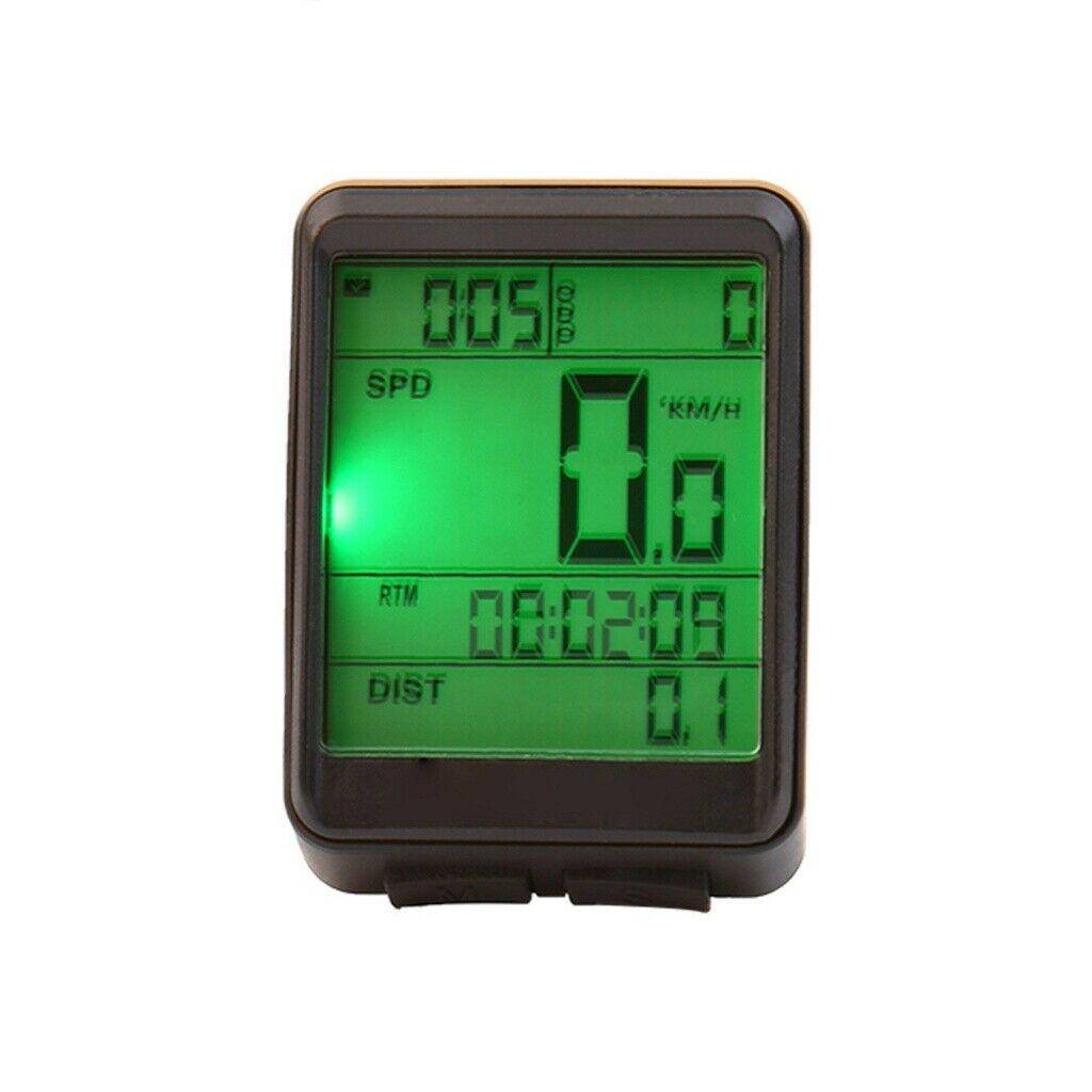 Bike Bicycle Wireless Computer LCD Cycling Odometer Speedometer Waterproof