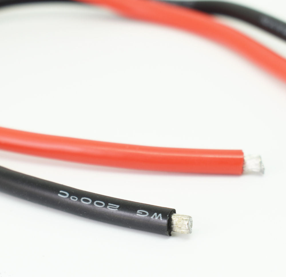 4pcs 1ft/30cm 10AWG EC5 Male Plug Battery Connector Silicone Wire DIY Cable