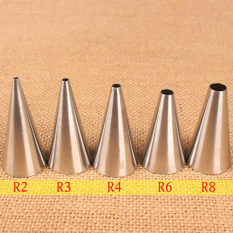 5PCs Cookie Pastry Nozzles Cupcake Cookies Icing Piping Tips DIY Cake Dec.l8
